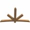Ekena Millwork Alberta Smooth Timber Gable Bracket, Western Red Cedar, 84"W x 53"H x 3 1/2"D x 5 1/2"F, 15/12 Pitch GBW084X53X0406ALB00SWR - alternate 3